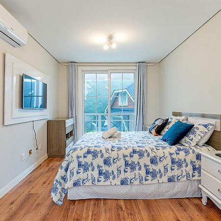 Incrivel Apartamento A 500M Da Rua Coberta Gramado Zewnętrze zdjęcie